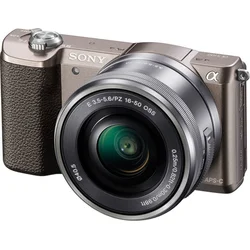 Sony Alpha A5100, hnědá + objektiv 16-50mm