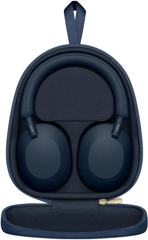 Sony bezdrátová sluchátka WH-1000XM5, EU, modrá