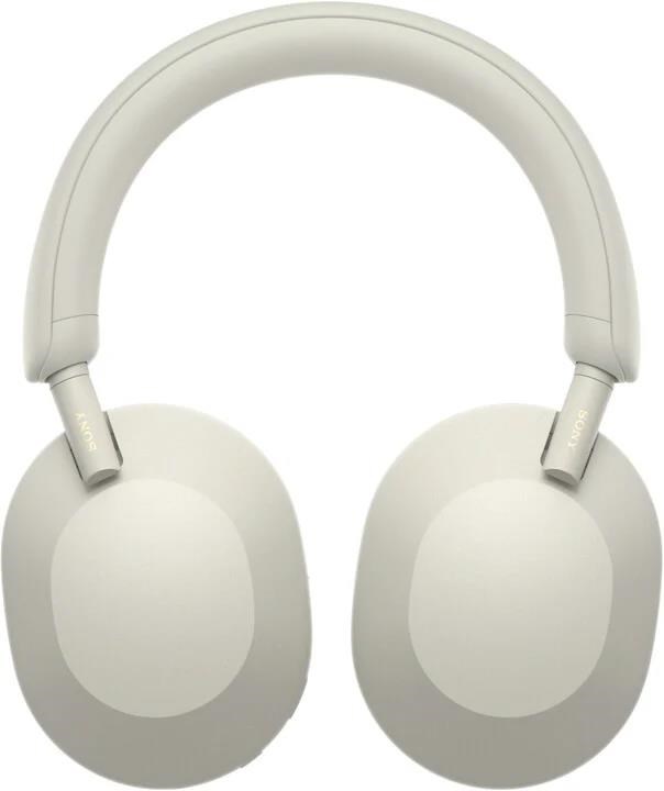 Sony bezdrátová sluchátka WH-1000XM5 stříbrná