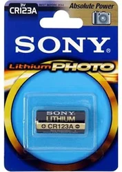 Sony CR123A lithiová baterie