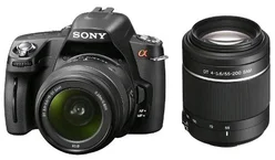 SONY DSLR-A390Y zrcadlovka 14.2MPix + 18-55mm + 55-200mm