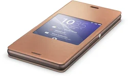 SONY flipové pouzdro SCR24 pro Xperia Z3 měděná