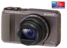 SONY kompak DSC-HX20VT, 18,2Mpix, 20x zoom, 3,0" LCD, Full HD video, 3D, GPS, hnědý, iS