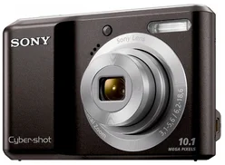SONY kompakt DSC-S2000B černý, 10,1MPix, 3x zoom, 2,5" LCD, rozpoznání obličeje