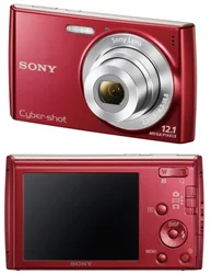 SONY kompakt DSC-W510R Cyber-Shot 12,1MPix, 4x zoom, stabilizátor - červený