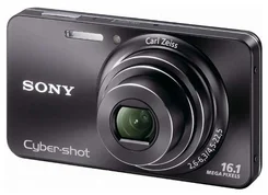 SONY kompakt DSC-W570 Cyber-Shot 16.1MPix, 5x zoom, stabilizátor - černý