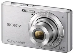 SONY kompakt DSC-W610S, 14.1MPix, 4x zoom, 2,7" LCD, stříbrný
