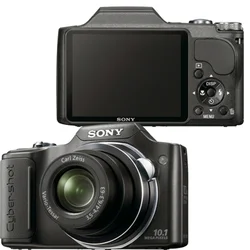 SONY kompakt DSCH20E9, 10.1MPix, černý, 10x zoom, F3.5-4.4/38-380mm,video MPEG 4,