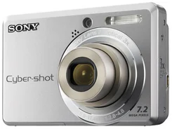 SONY kompakt DSCS730.CEE9 Cyber-shot, 7.2MPix, stříbrný, 3x zoom