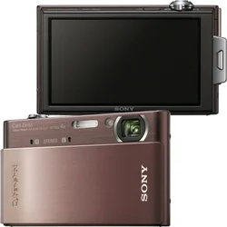 SONY kompakt DSCT900TE9, 12.1MPix, hnědý, 4x zoom, 3" LCD, HD video,