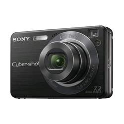 SONY kompakt DSCW120B.CEE9 Cyber-Shot 7.2MPix, černý, 4x zoom, stabilizátor
