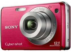 SONY kompakt DSCW230RE9 Cyber-Shot 12.1MPix, červený, 4x zoom, stabilizátor