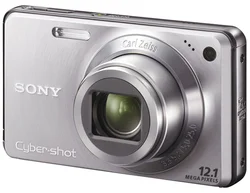 SONY kompakt DSCW270SE9 Cyber-Shot 12,1MPix, stříbrný, 5x zoom, stabilizátor,
