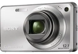 SONY kompakt DSCW290SE9 Cyber-Shot 12,1MPix, stříbrný, 5x zoom, stabilizátor,