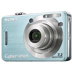 SONY kompakt DSCW55L Cyber-Shot 7.2Mpix, modrý, 3x zoom