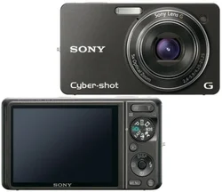 SONY kompakt DSCWX1B 10.2MPix, black, 5x zoom, 2,7"LCD, videoklipy HD, ISO 3200