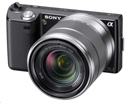 SONY NEX-5KB fotoaparát 14.2 Mpix + 18-55 mm - černý