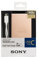 Sony Powerbank CP-SC10 10000mAh USB Type-C, champagne