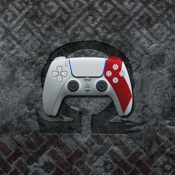 Sony PS5 DualSense - Limitovaná edícia k 20. výročiu hry God of War