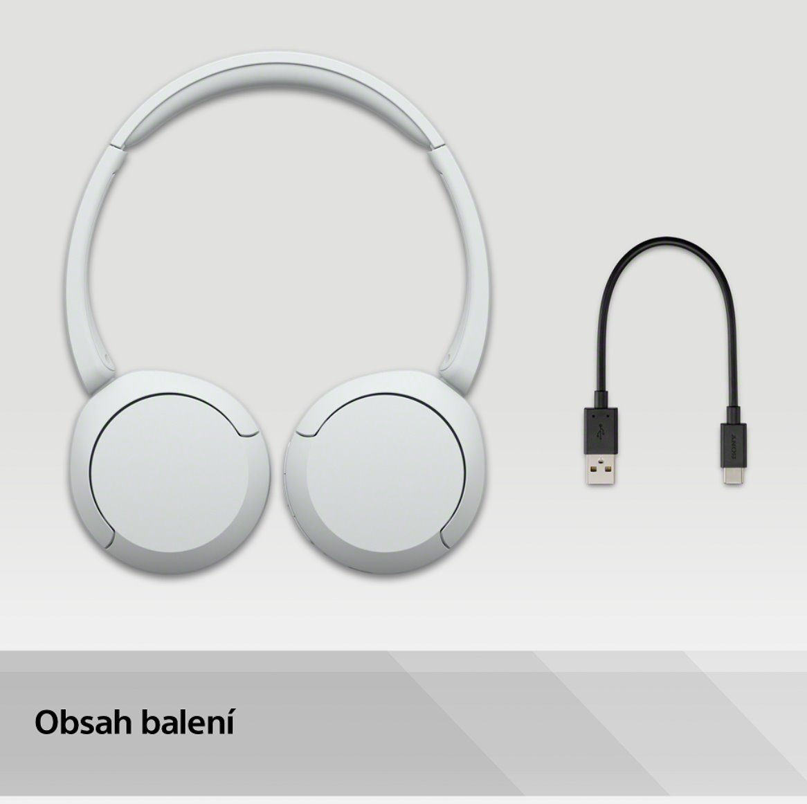 Sony WH-CH520, biela, model 2023