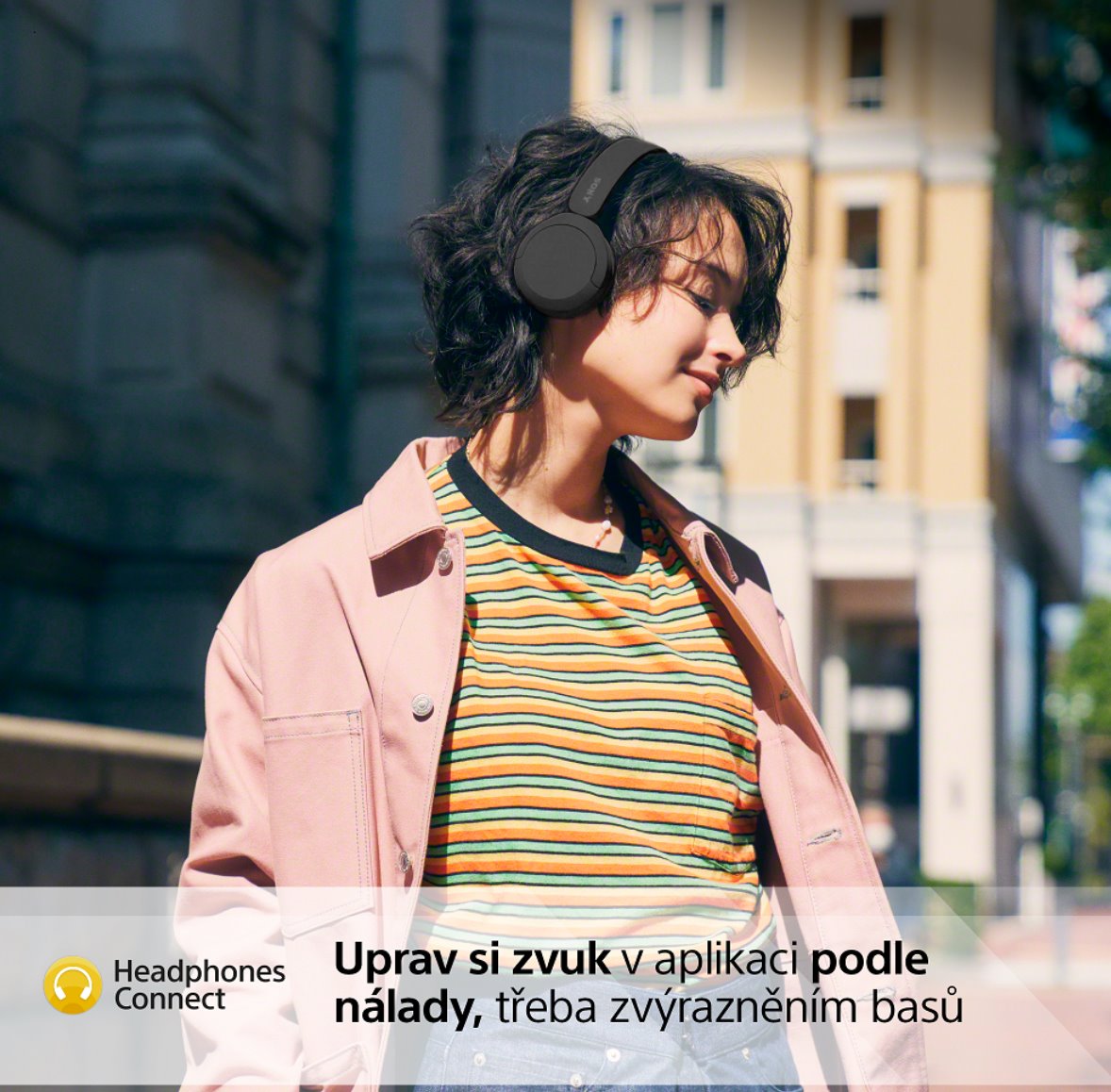 Sony WH-CH520, čierna, model 2023