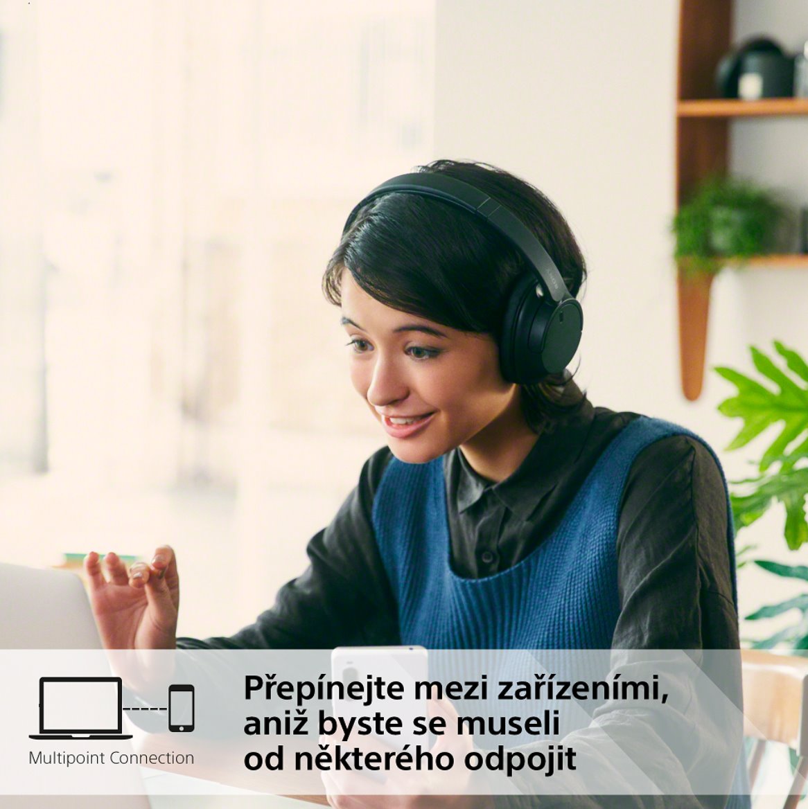 Sony WH-CH720N, čierna, model 2023