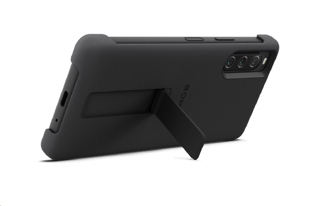 Sony Xperia Stand Cover pre Xperia 10 V 5G čierny