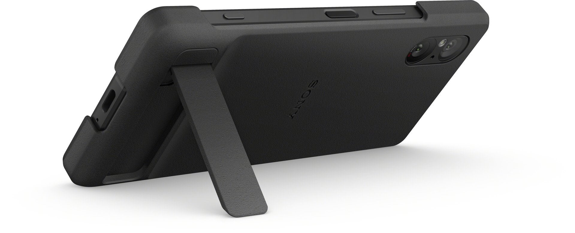 Sony Xperia Stand Cover pre Xperia 5 V 5G čierny