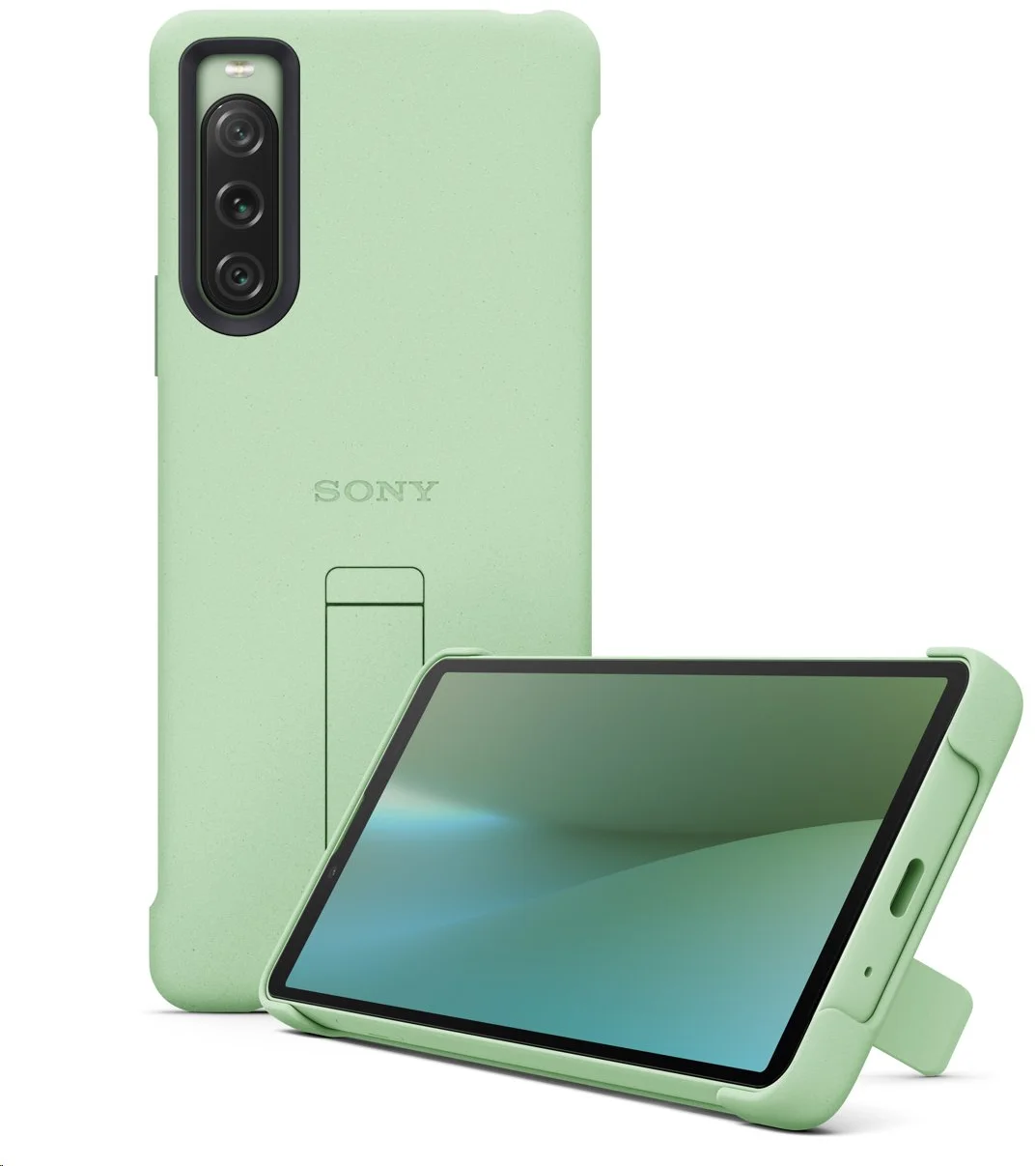 Sony Xperia Stand Cover pro Xperia 10 V 5G zelené