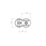SP Connect Moto Stem Mount, SPC/SPC+ 53214 černá