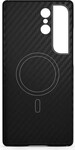 Spello Carbon+ Magnetické puzdro Samsung Galaxy S25 Ultra 5G - čierne