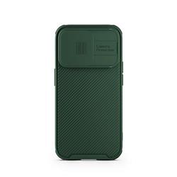 Spello Durable Magnetic Case with Protective Cam Slider iPhone 15 Pro Max  - zelená