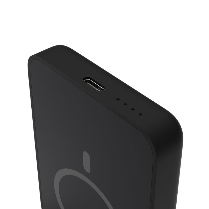 Spello ForcePack 5000mAh magnetická bezdrôtová powerbanka Bank SM31 - čierna