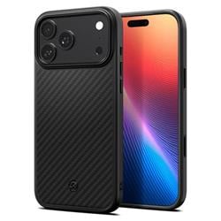 Spigen Enzo Aramid T, čierna - iPhone 17 Pro