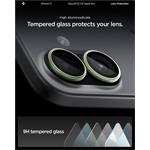 Spigen Glass tR EZ Fit Optik Pro 2 Pack, green - iPhone 17