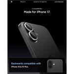 Spigen Glass tR EZ Fit Optik Pro 2 Pack, strieborná - iPhone 17