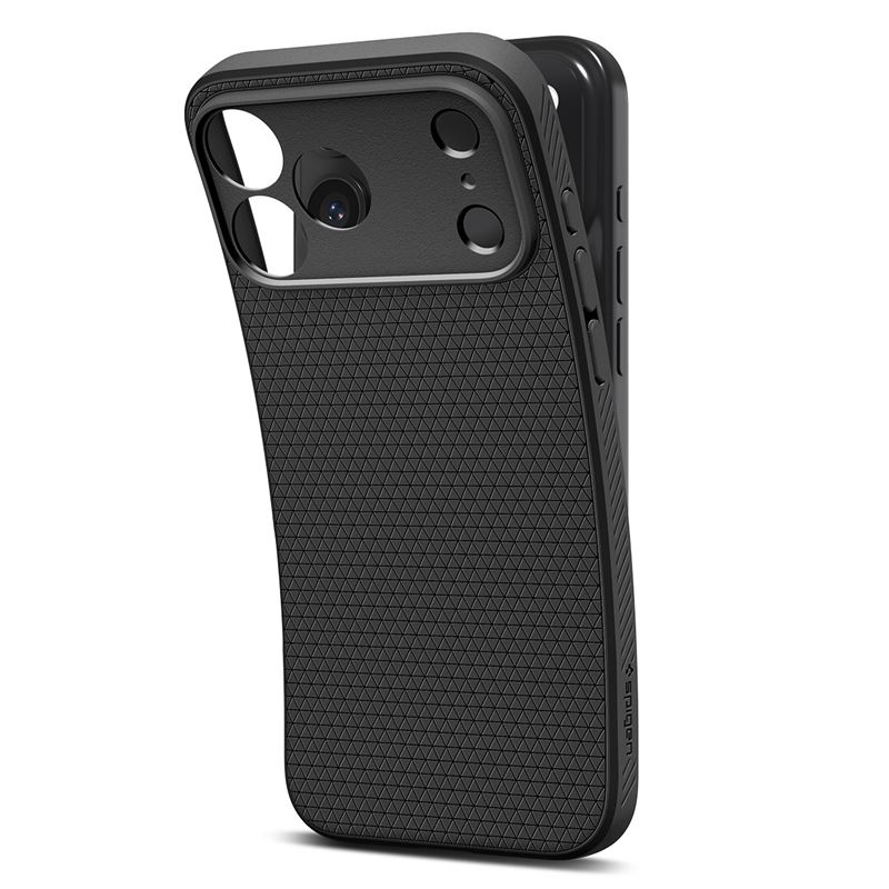 Spigen Liquid Air, matte black - iPhone 17 Pro Max