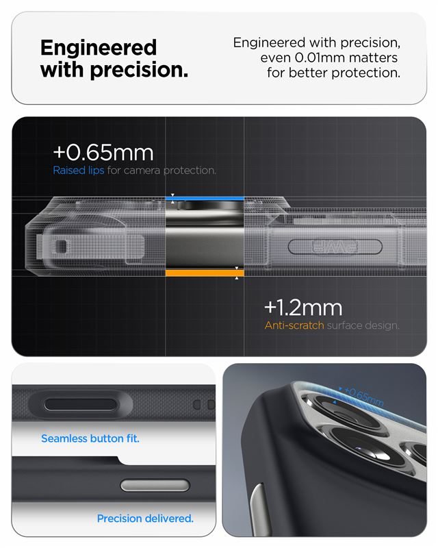 Spigen Nano Pop MagSafe, black sesame - iPhone 17 Pro Max