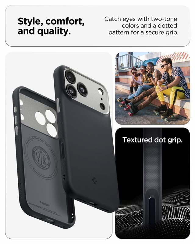 Spigen Nano Pop MagSafe, black sesame - iPhone 17 Pro