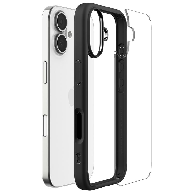 Spigen Ultra Hybrid, matte black - iPhone 17