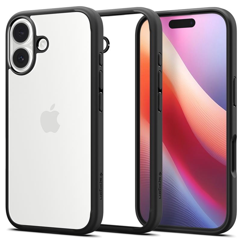 Spigen Ultra Hybrid, matte black - iPhone 17