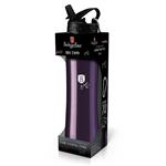 Športová fľaša BerlingerHaus z nerezovej ocele 18/10 Purple Metallic Line, 0,5 l