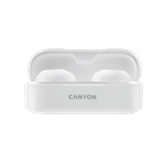 Športové slúchadlá CANYON TWS-1 Bluetooth s mikrofónom, biele