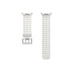 Športový náramok Samsung Marine Band pre hodinky Watch Ultra veľkosti S/M/L biely
