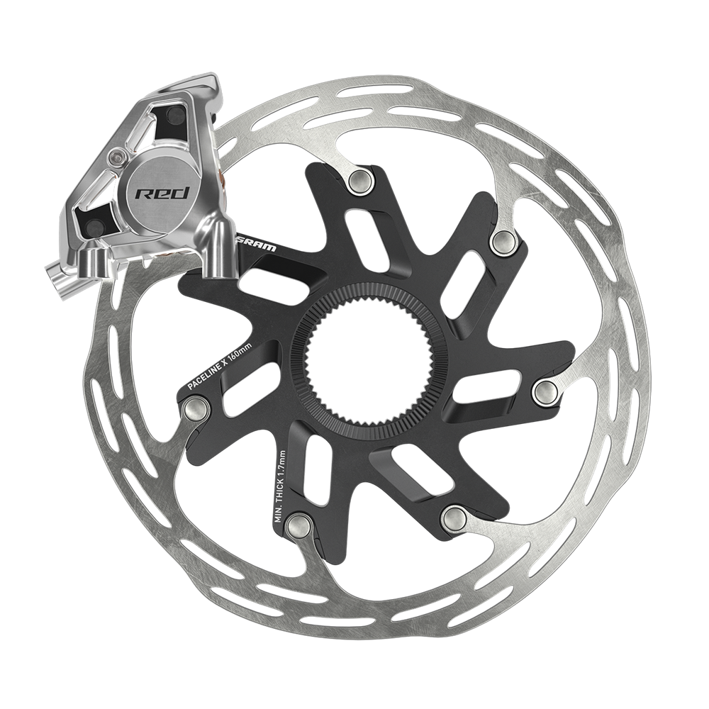 SRAM Red AXS E1 prehadzovačka/hydraulická kotúčová brzda, ľavá