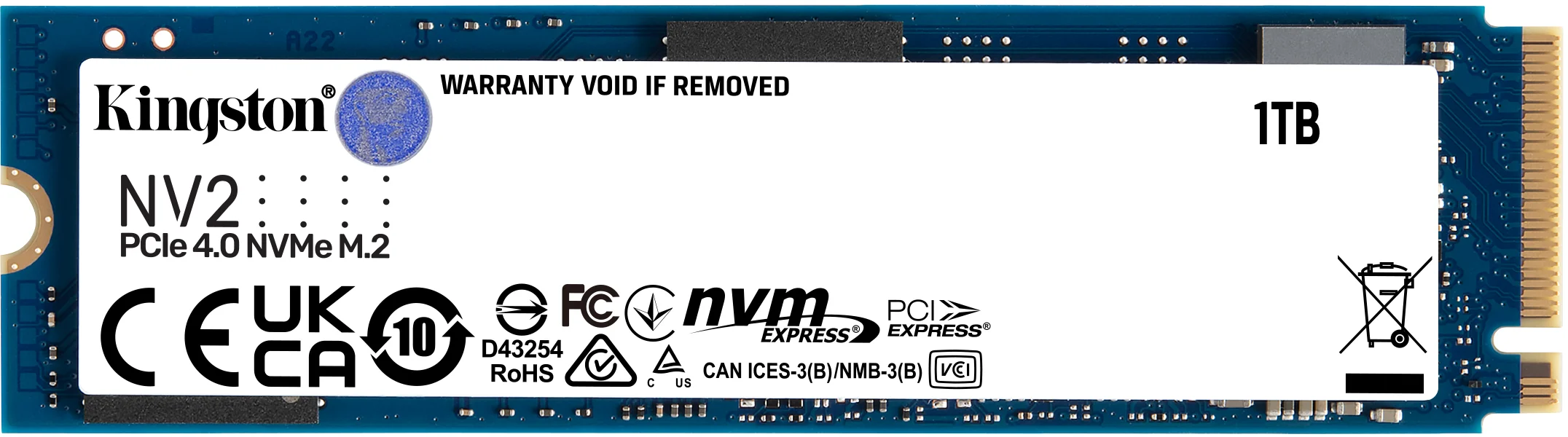 SSD disk Kingston NV2 1 TB NVMe
