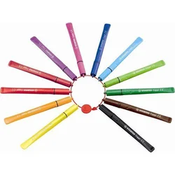 STABILO Fix "Cappi", mix barev, 1mm, 12ks/bal.