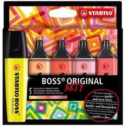 STABILO Zvýrazňovače "BOSS original Arty", 10 ks, teplé odstíny, 2-5 mm 70/5-02-1-20