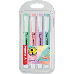 STABILO Zvýrazňovače "Swing Cool Pastel", 4 barvy, 1-4 mm 275/4-08-02