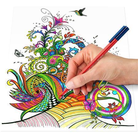 STAEDTLER Fixy "Triplus color 323", 10 barev, sada, 1 mm